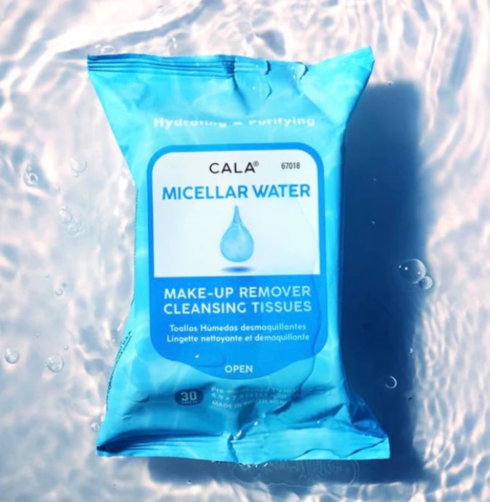 Cala Makeup Remover Wipes Tissue Cleanser: Micellar Water