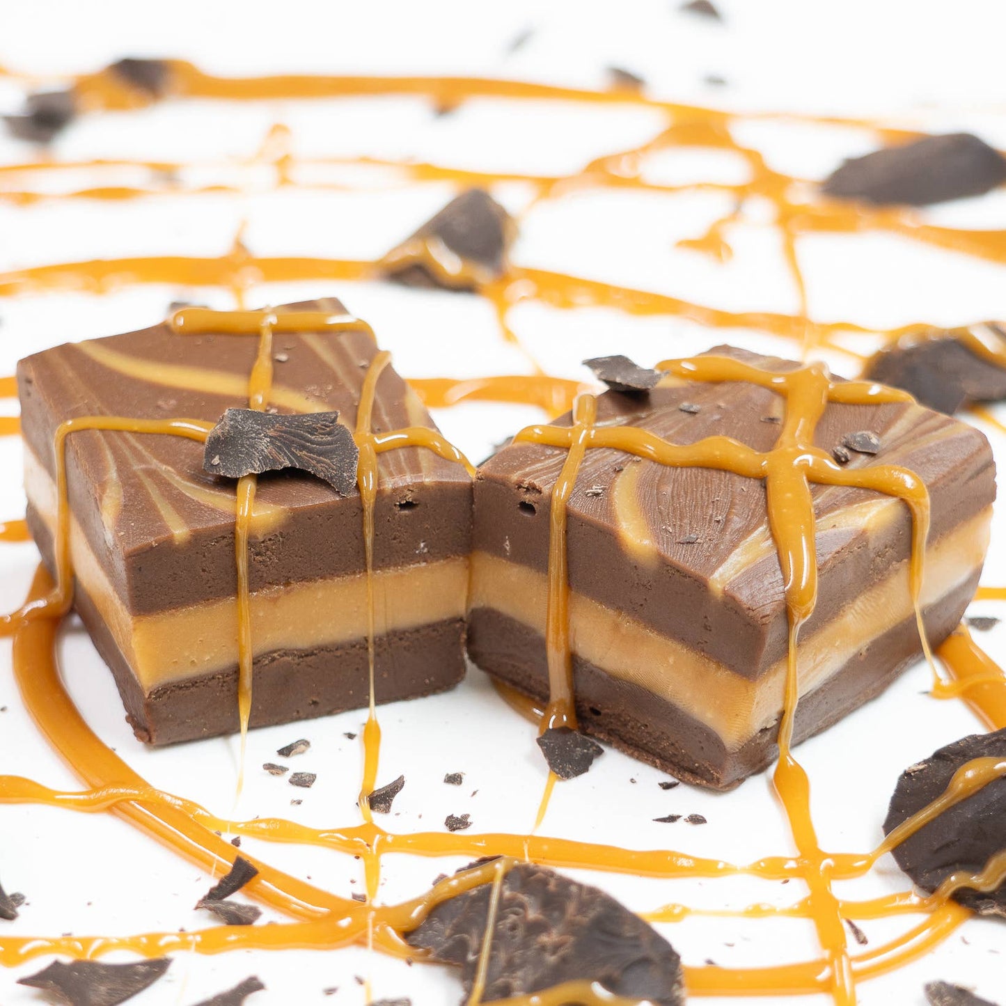 Caramel Chocolate 1/2 lb. Fudge Bar