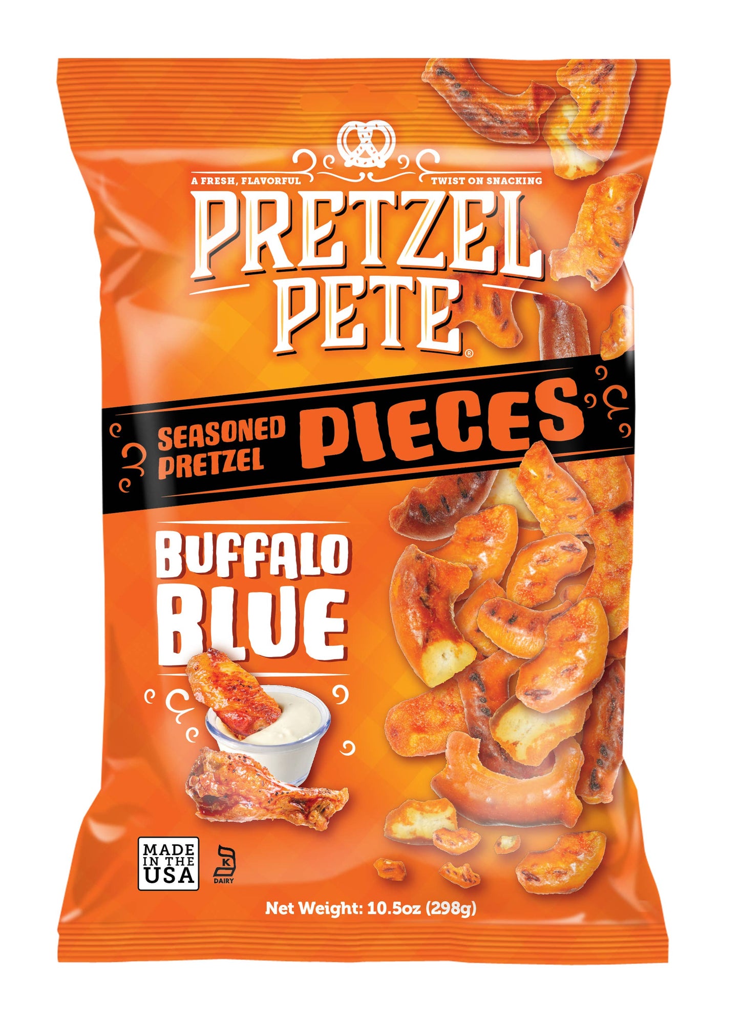 Buffalo Blue Pretzel Pieces 9oz