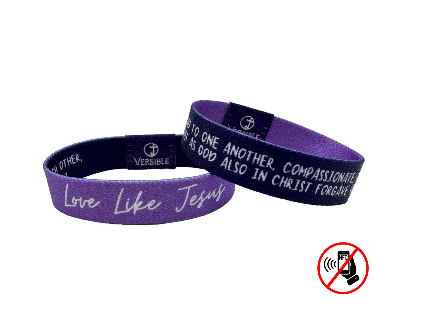 Versible® Wristbands - Solid Truths Collection: Large / Green - Saved by Grace