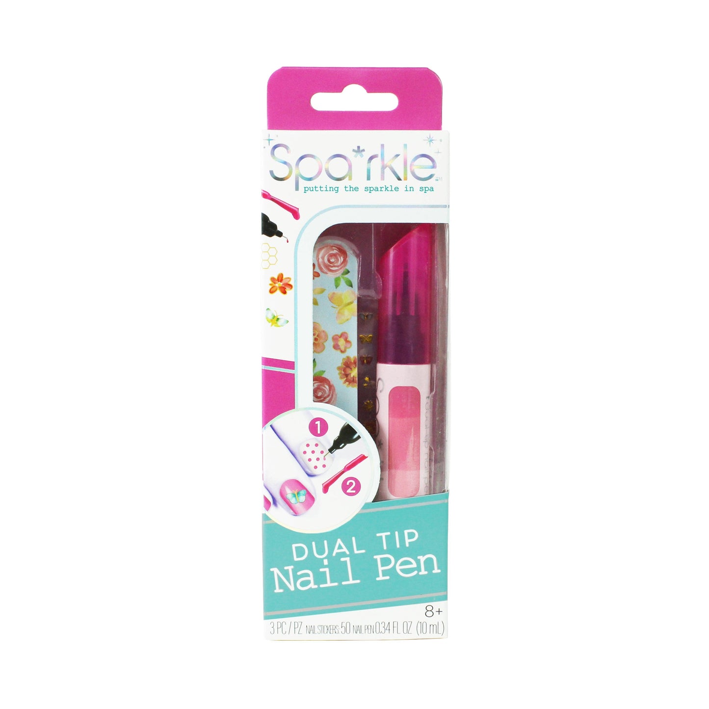 Spa*rkle Dual-Tip Nail Pens PDQ asst.