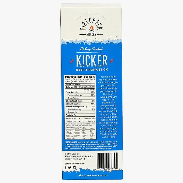 Kicker Snack Stix (Box of 20 - 1oz ea.)