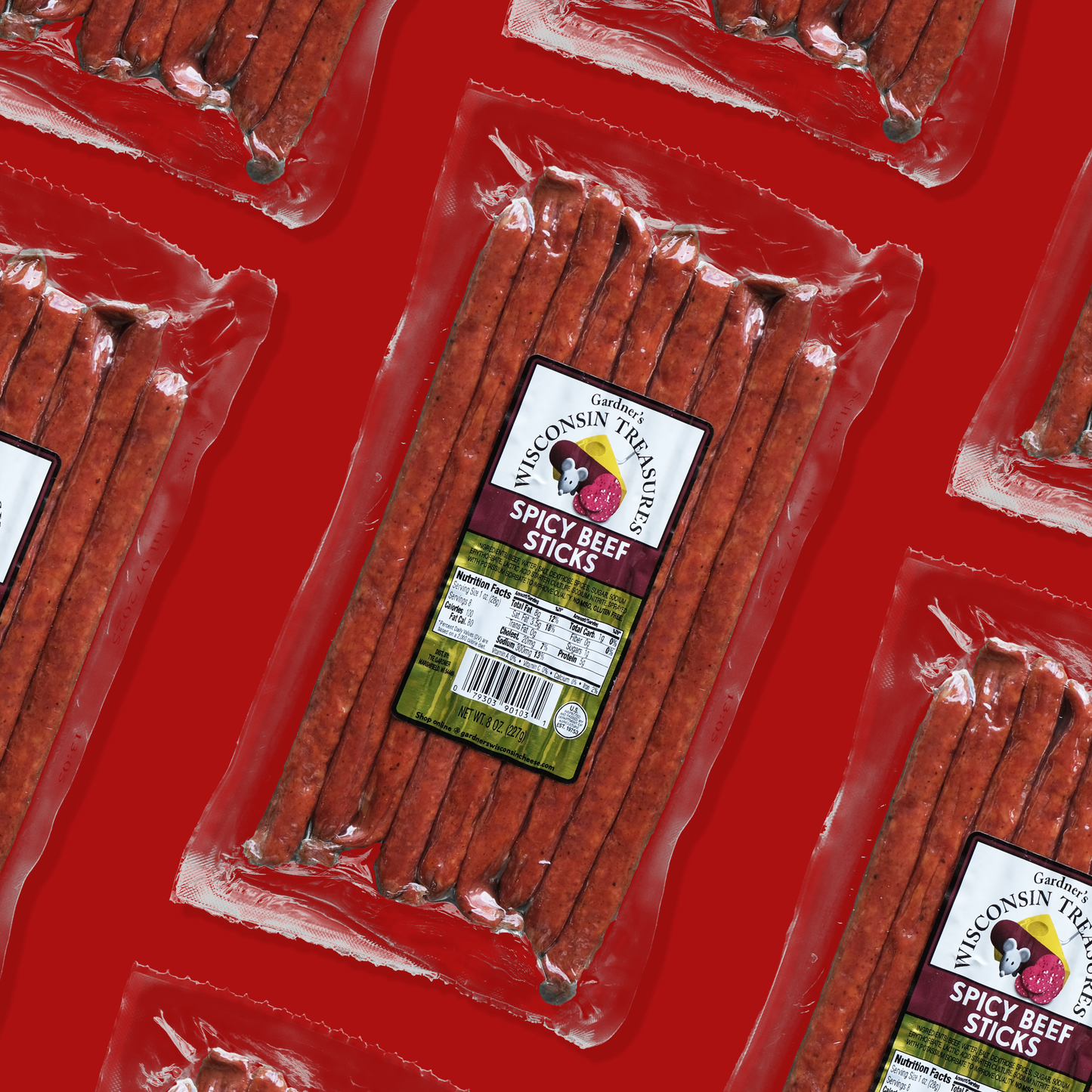 Spicy Beef Snack Sticks