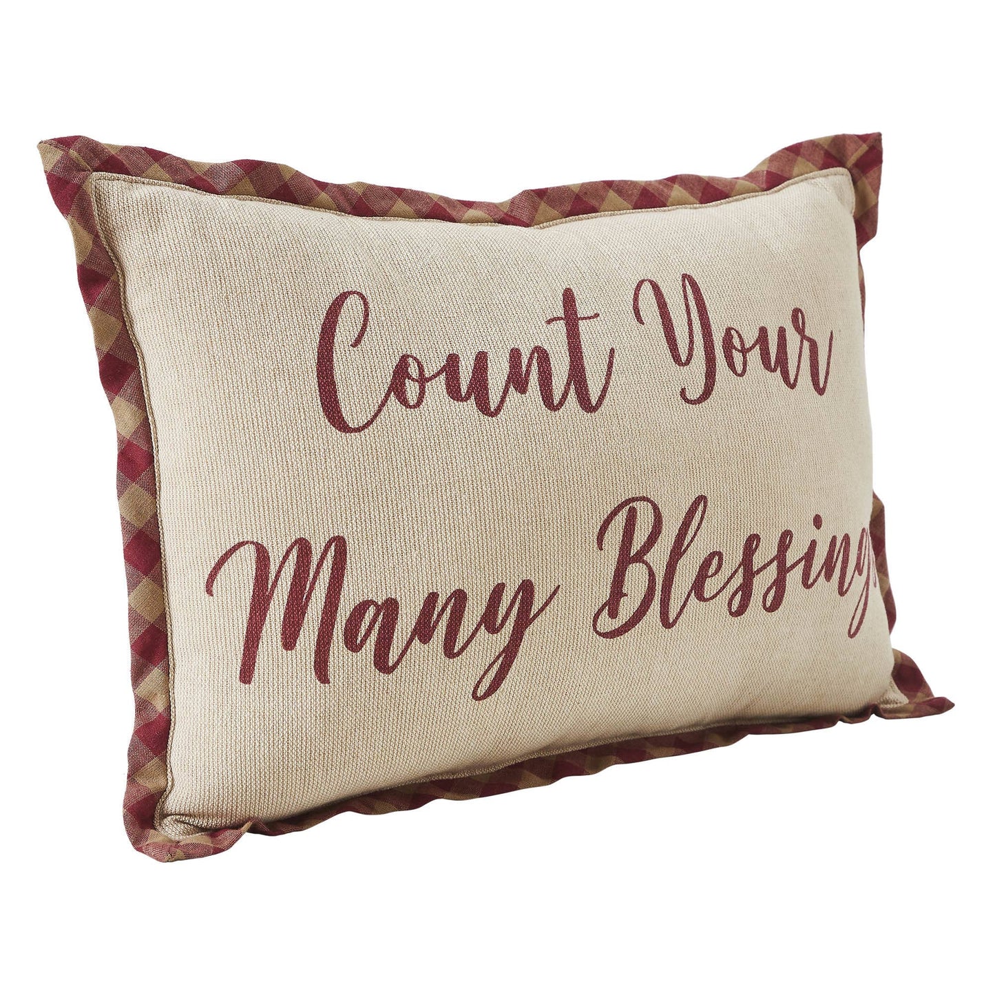 Harvest Blessings Count Your Many Blessings Pillow 9.5x14