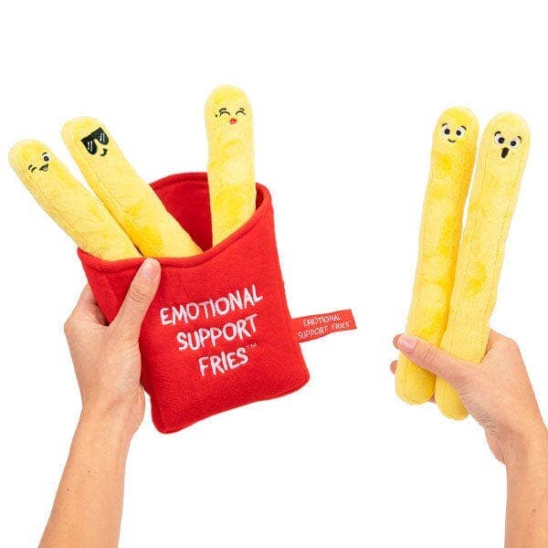 FoodieMoods: "Snuggle Fries" The Emotional Support French Fries 12" Novelty Plush Toy