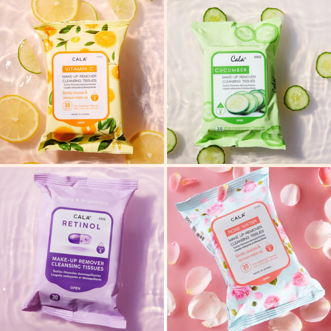 Cala Makeup Remover Wipes Tissue Cleanser: Cucumber