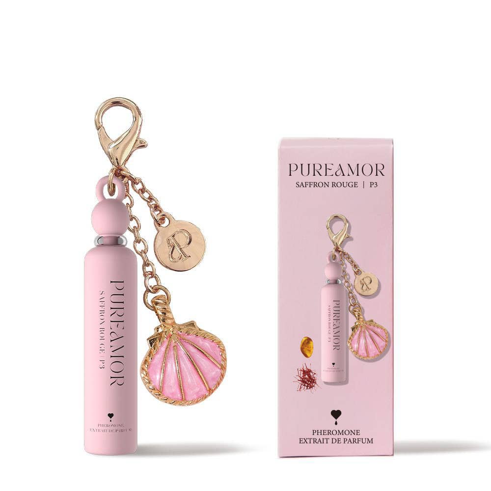 Saffron Rouge Pheromone Perfume Oil Keychain - 2ml Mini