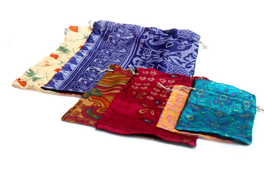 Upcycled Sari Gift Bag