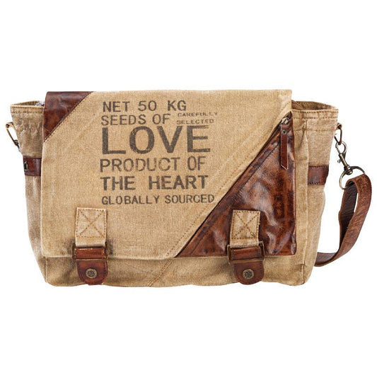 Seeds Of Love Messenger Bag