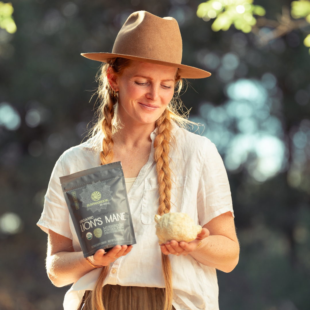 Be Well Organic Lion's Mane Mushroom Powder Drink Mix