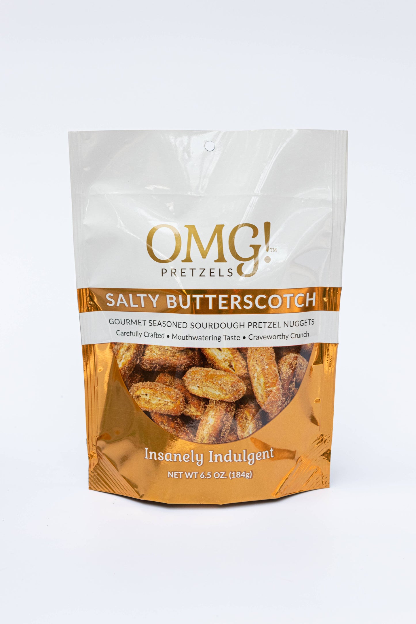 Salty Butterscotch Seasoned Sourdough Pretzel Nuggets