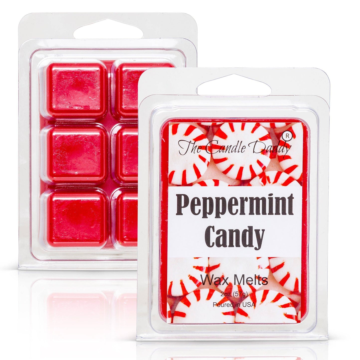 Peppermint Candy - Minty Fresh Scented Melt - Maximum Scent