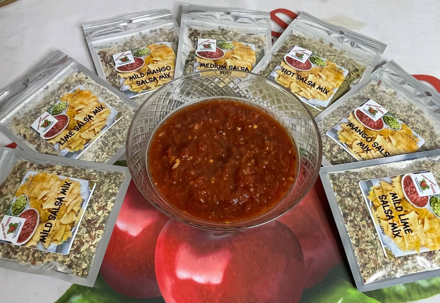Cherry Orchard Foods Premium Packaging Salsa Mixes