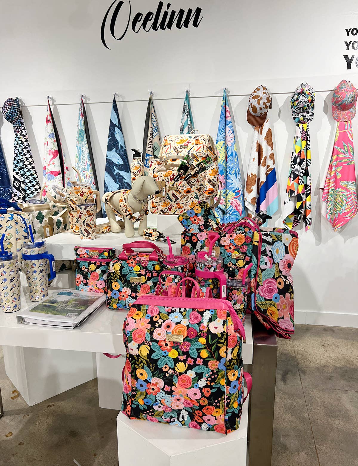 Blooming Adventures Vibrant Floral Backpack Cooler for Your Outdoor Escapes