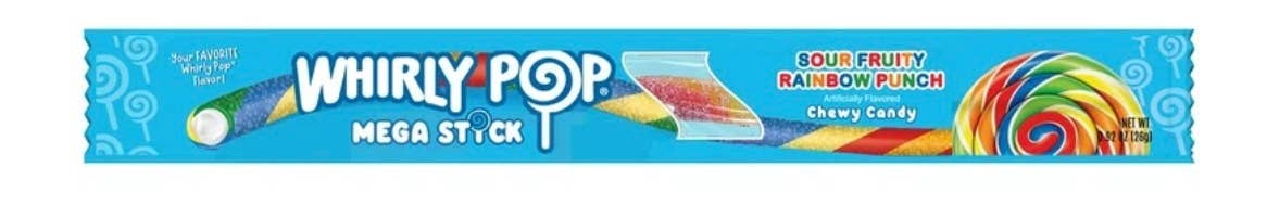 Whirly Pop NEW Nostalgic Rainbow Swirly STICKS  🌈 🍭 24 CT 