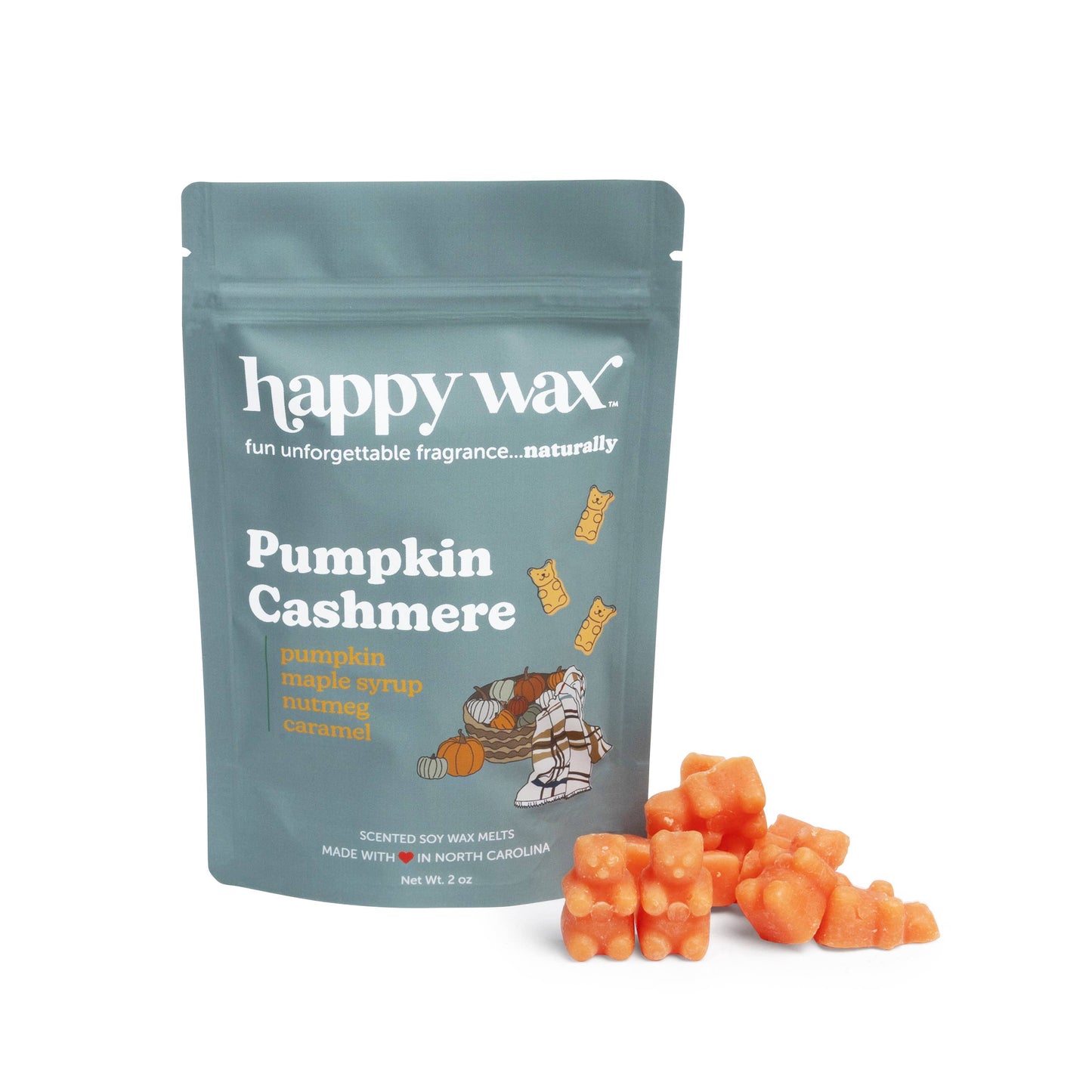 Pumpkin Cashmere Wax Melts - Sample Pouch (2 oz)