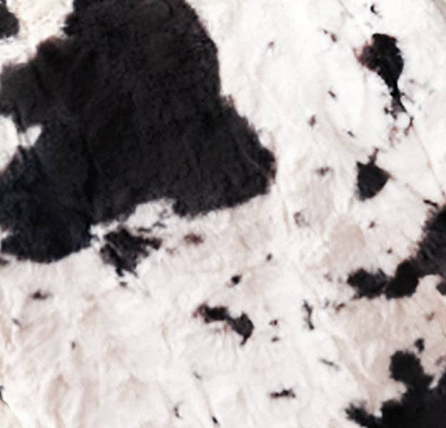 Black Pony 40 X 40 Minky Faux Fur Blanket