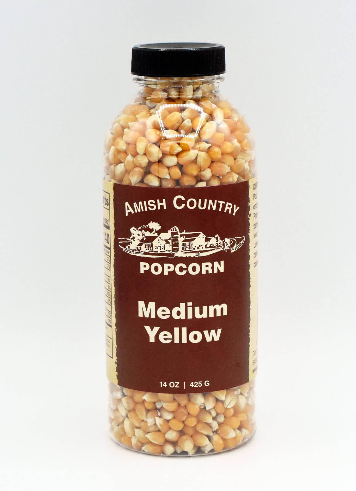 14oz Bottle of Medium Yellow Popcorn