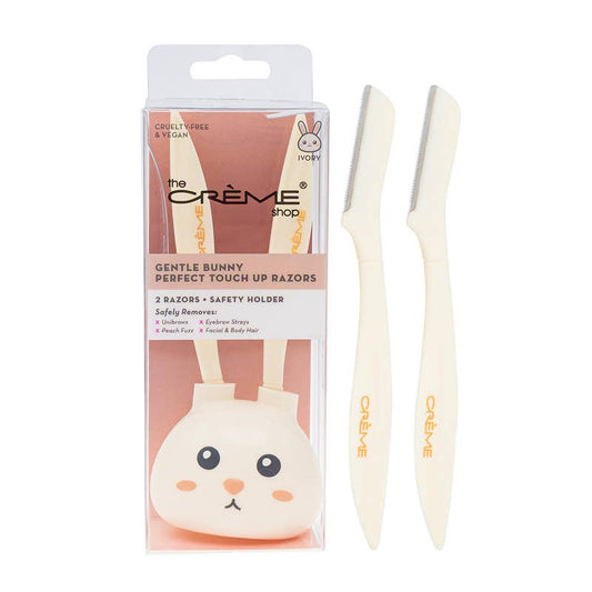 The Crème Shop Gentle Bunny Touch Up Razors 2 Pack Ivory