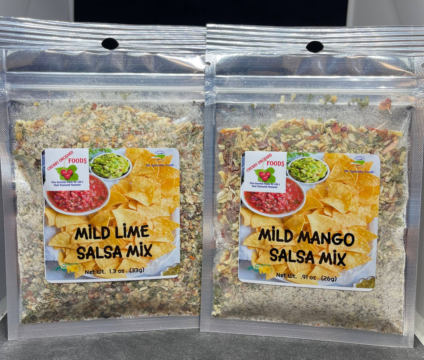 Cherry Orchard Foods Premium Packaging Salsa Mixes