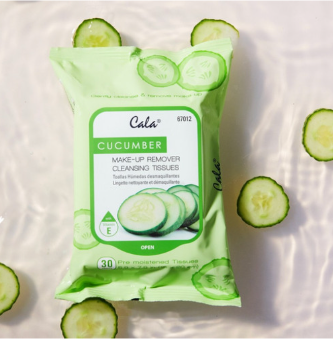 Cala Makeup Remover Wipes Tissue Cleanser: Rose Water