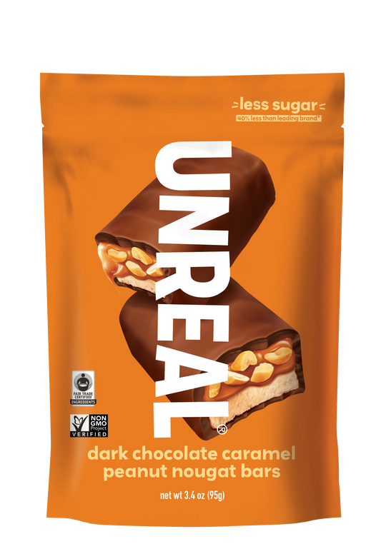 Dark Chocolate Caramel Peanut Nougat Bar - 6 Bag Case