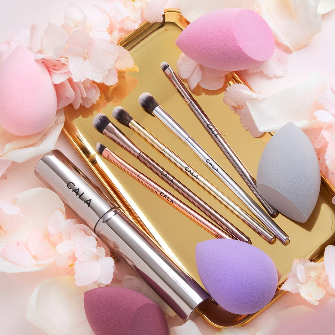 CALA Eye Need It 5-Piece Eye Makeup Brush: Mixed Metals with Color