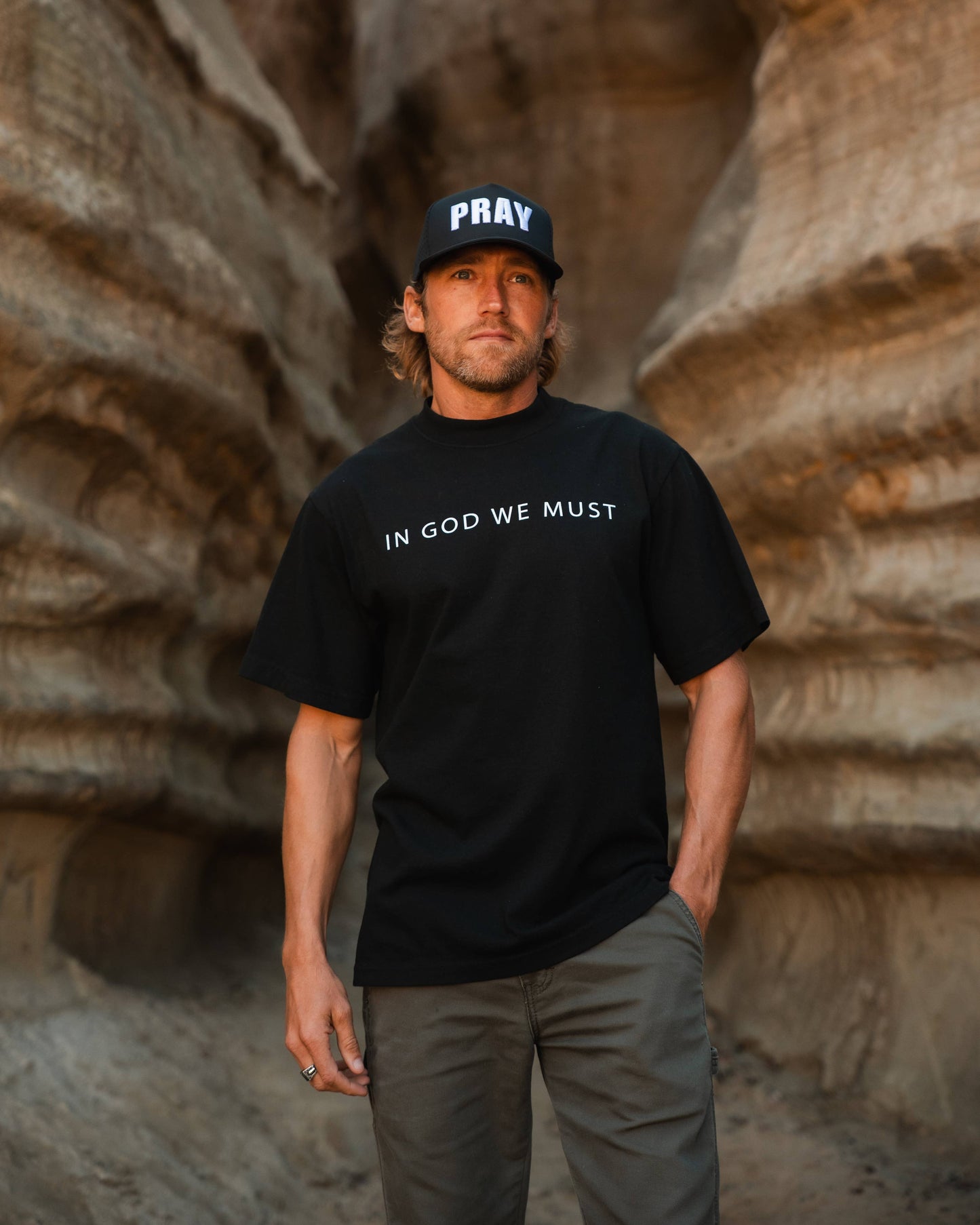 'Jesus is King' Black Tee
