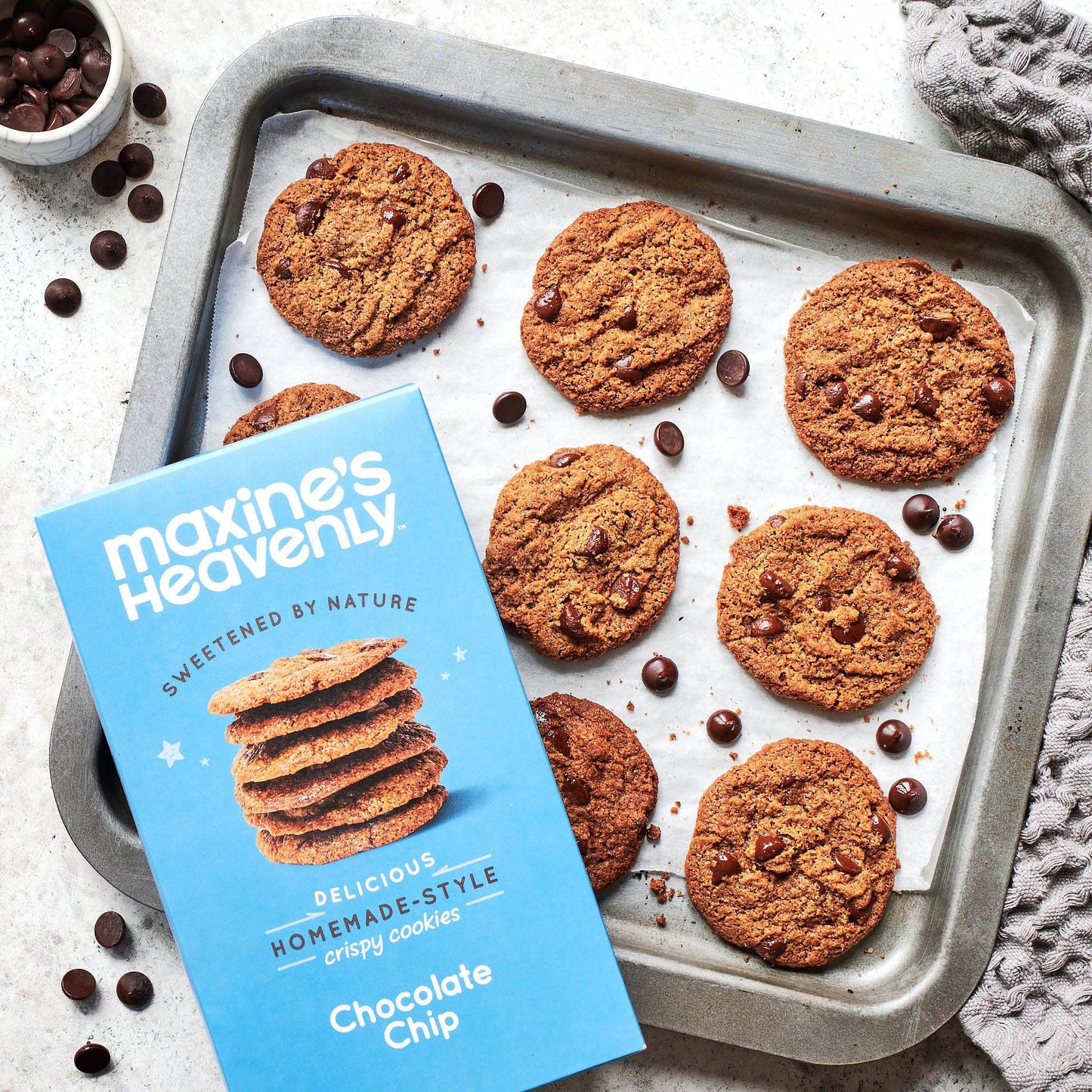 Crispy Chocolate Chip Cookies - 6.3 oz box