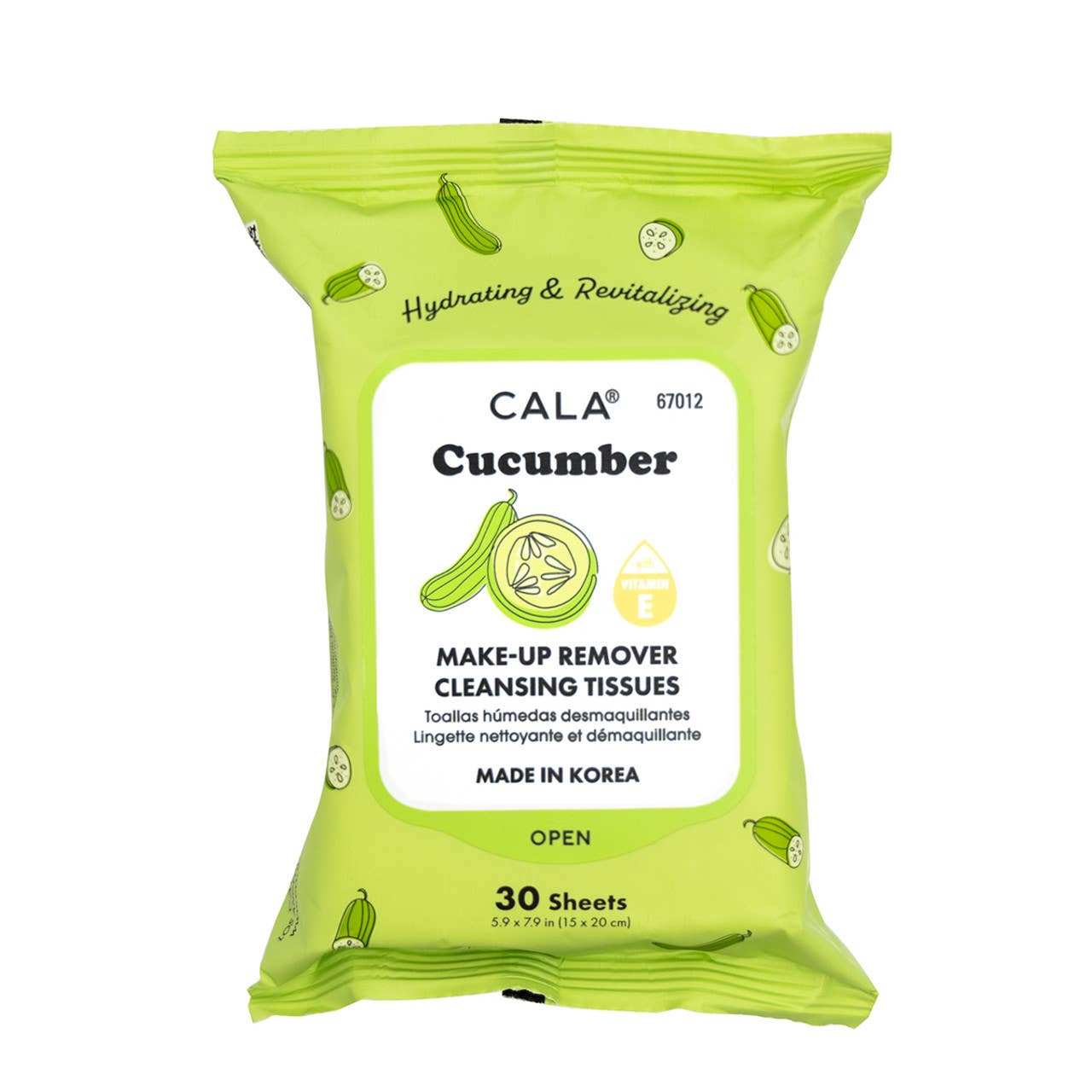 Cala Makeup Remover Wipes Tissue Cleanser: Micellar Water