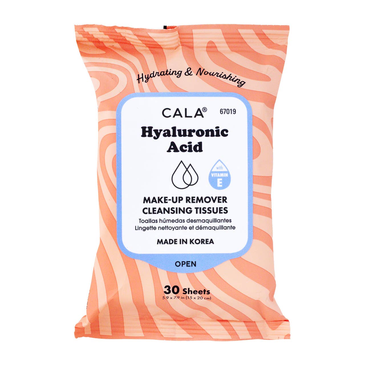 Cala Makeup Remover Wipes Tissue Cleanser: Collagen