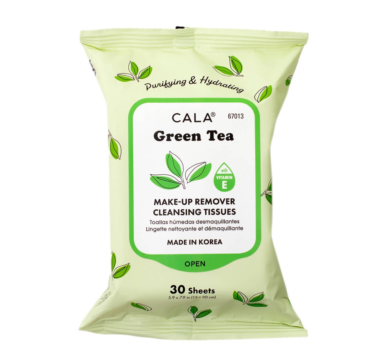 Cala Makeup Remover Wipes Tissue Cleanser: Aloe Vera