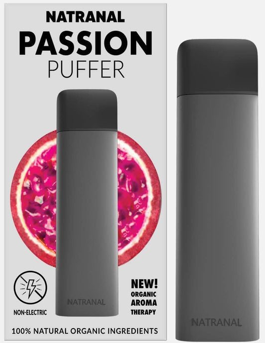 Natranal Passion Fruit Aromatherapy Habit Replacement Oral Fixation Puffer to Replace Smoking or Vaping