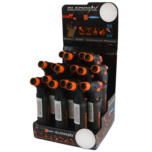 Black Max Blue Flame Torch Lighter - 16/Display