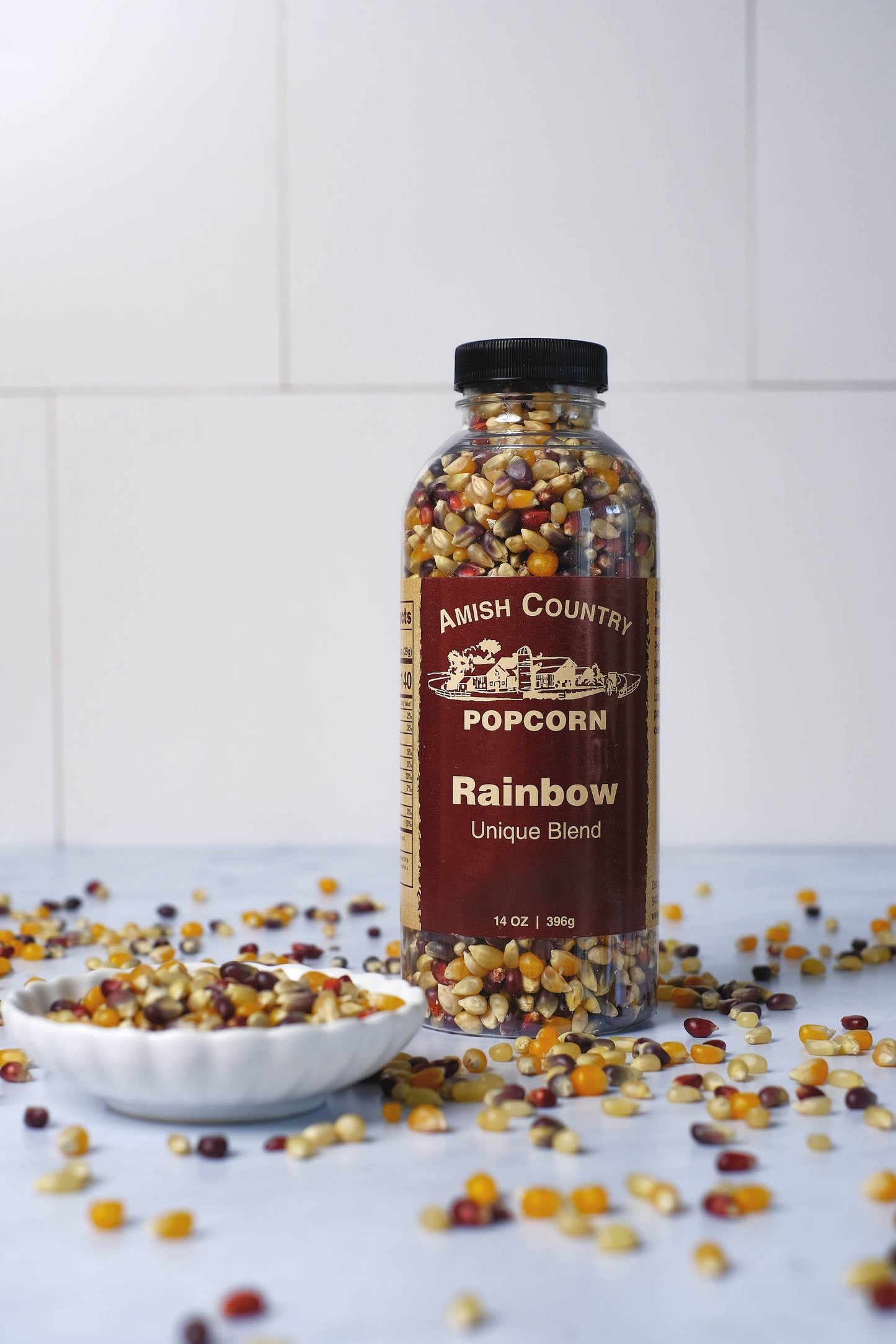 14oz Bottle of Rainbow Popcorn