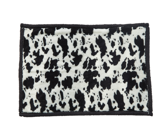 Cow Skin Plush Pet Blanket (2 Sizes)