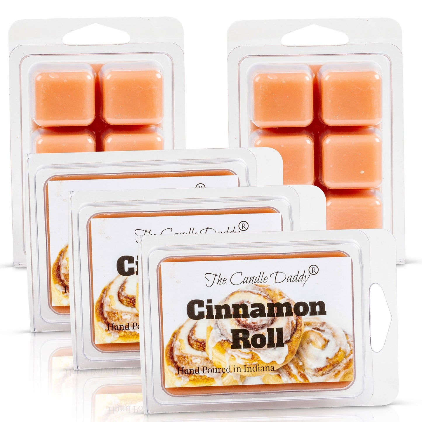 Cinnamon Rolls Scented Wax Melts - 2 oz 6 Cubes: 1 Pack of Wax Melts