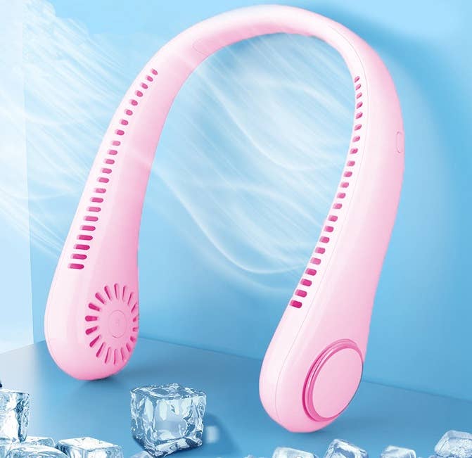 Portable 3-Speed Rechargeable Bladeless Neck Fan - 4 Colors