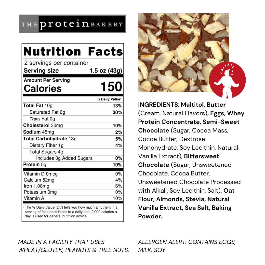 Almond Protein Brownie