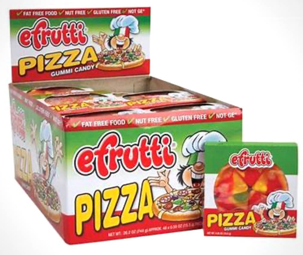 Novelty Efrutti Gummi PIZZA 🍕 Individual Packed- 48CT Box