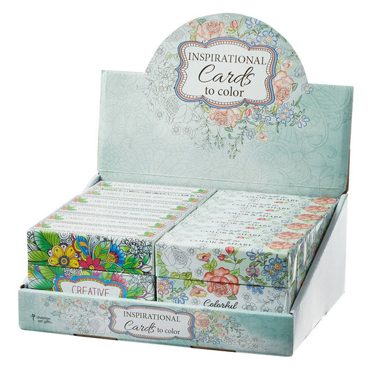 Coloring Cards Boxed Expressions/Blessings Merchandiser