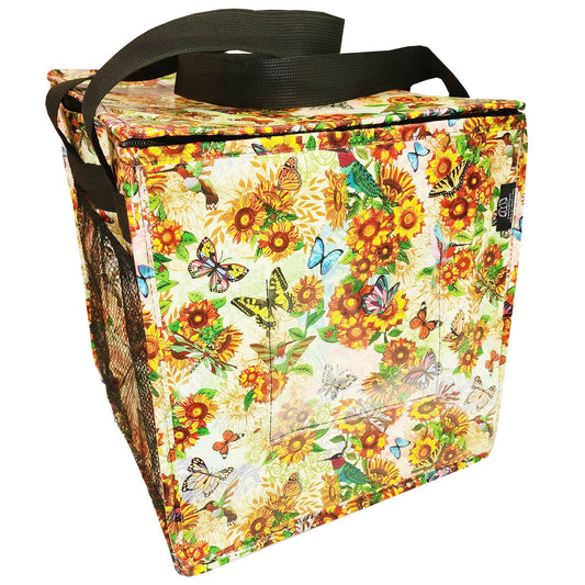 Birds & Sunflower Trunkey Tote