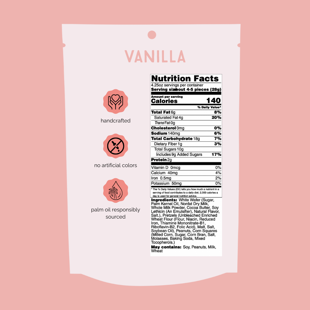 Vanilla (Original) Chunk Nibbles 4.25oz Pouch