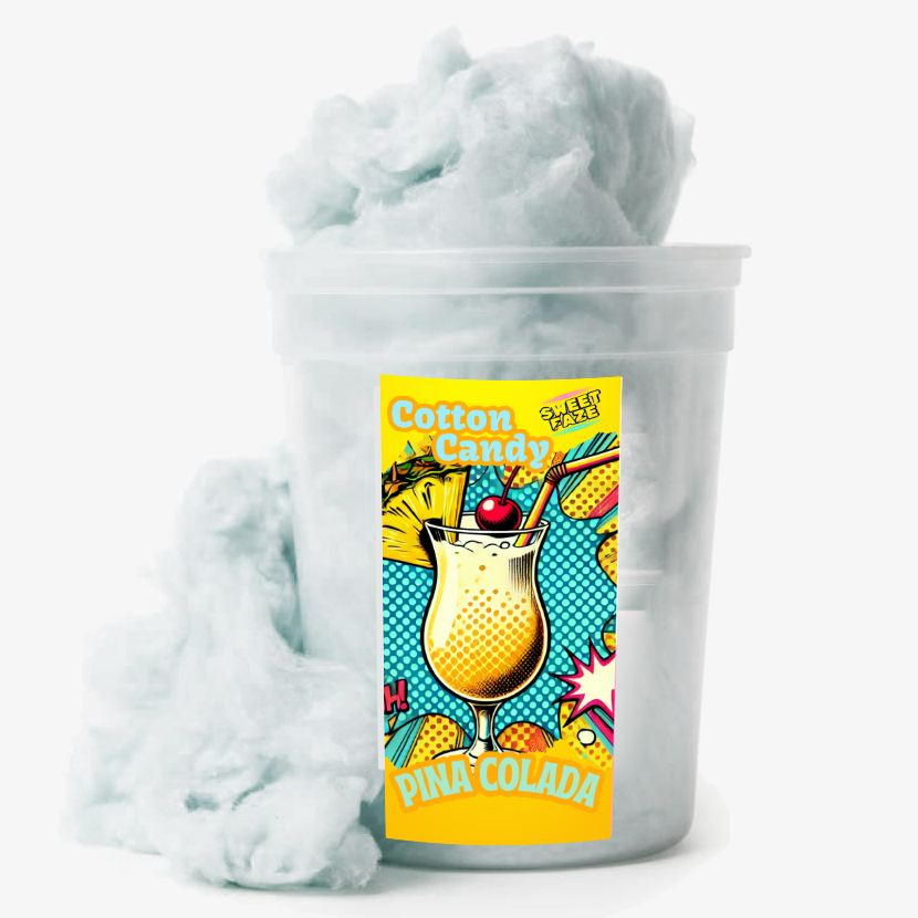 Handmade Pina Colada Cotton Candy - Wholesale