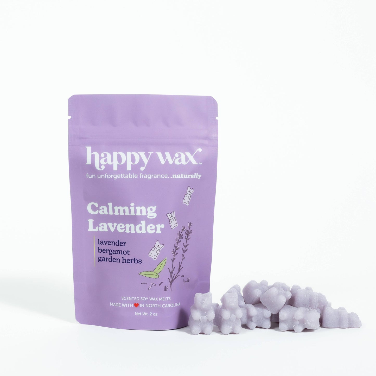 Calming Lavender Wax Melts - Sample Pouch (2 oz)