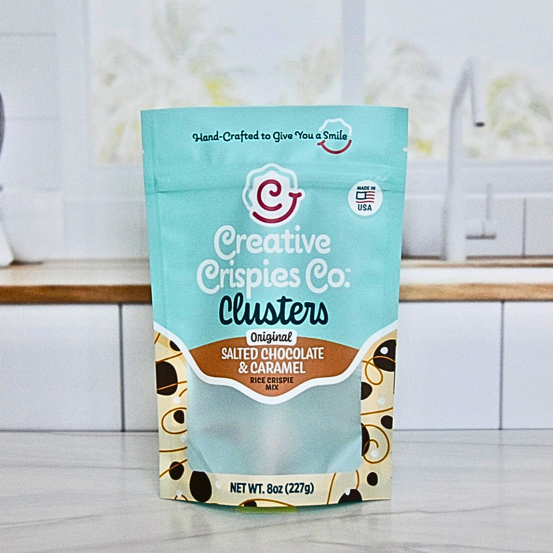 "Clusters" Dark Chocolate, Caramel & Sea Salt Crispie Mix -6