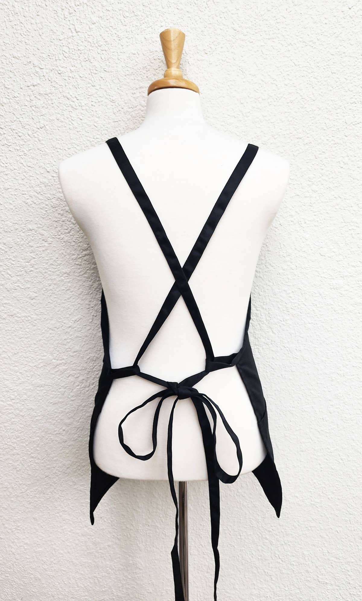 Embroidered Let's Get Basted Cross-Back Apron