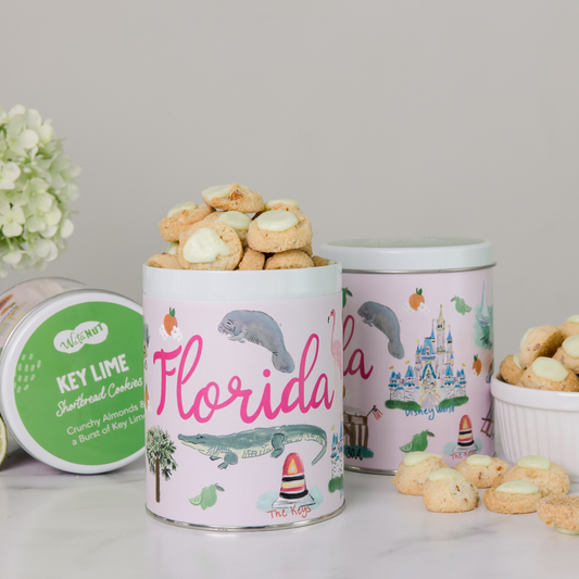 Florida State Gift Tin | Gourmet Shortbread Cookies or Nuts