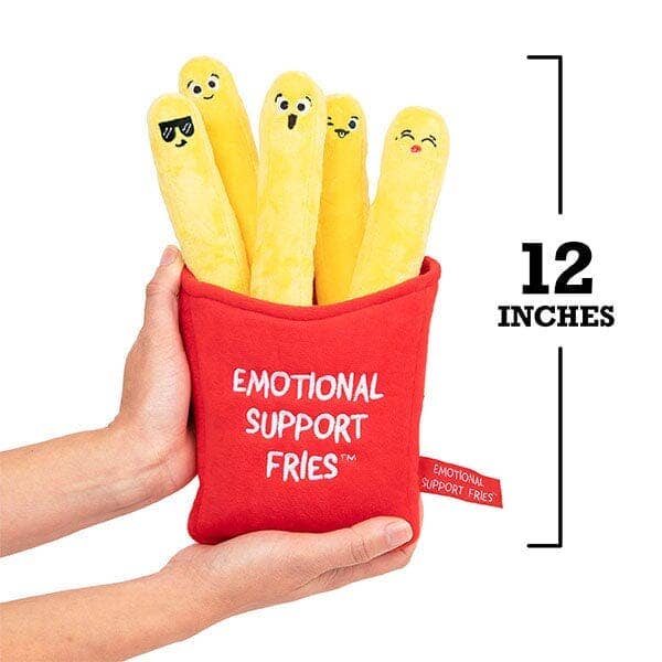 FoodieMoods: "Snuggle Fries" The Emotional Support French Fries 12" Novelty Plush Toy