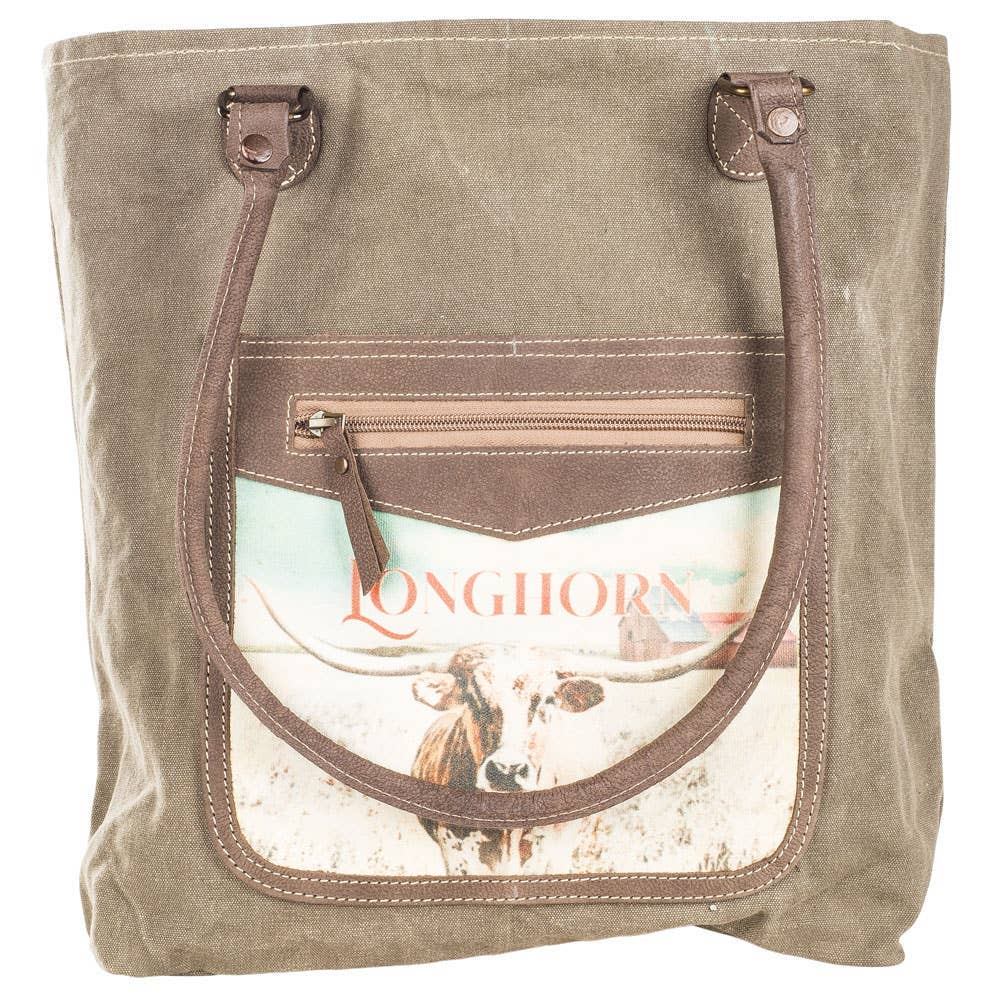 Longhorn Tote Bag